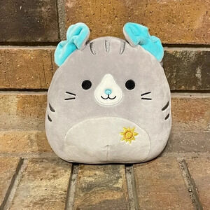 Squishmallows Selly the Scottish Cat 7” Plush Grey 2022 RARE